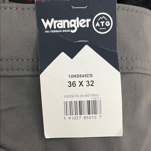 Wrangler Men's Dark Gray Synthetic Utility Pant - Picture 9 of 9